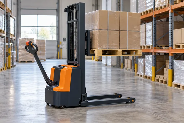 Generic electric pallet stacker category illustration