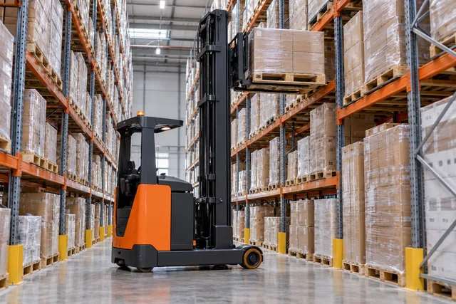 Generic reach truck category illustration