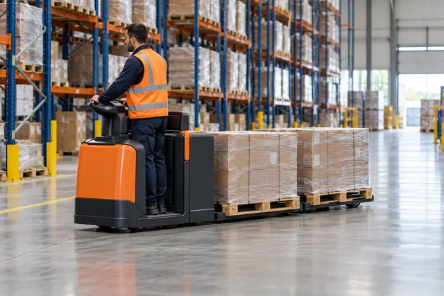 Generic electric pallet truck category illustration