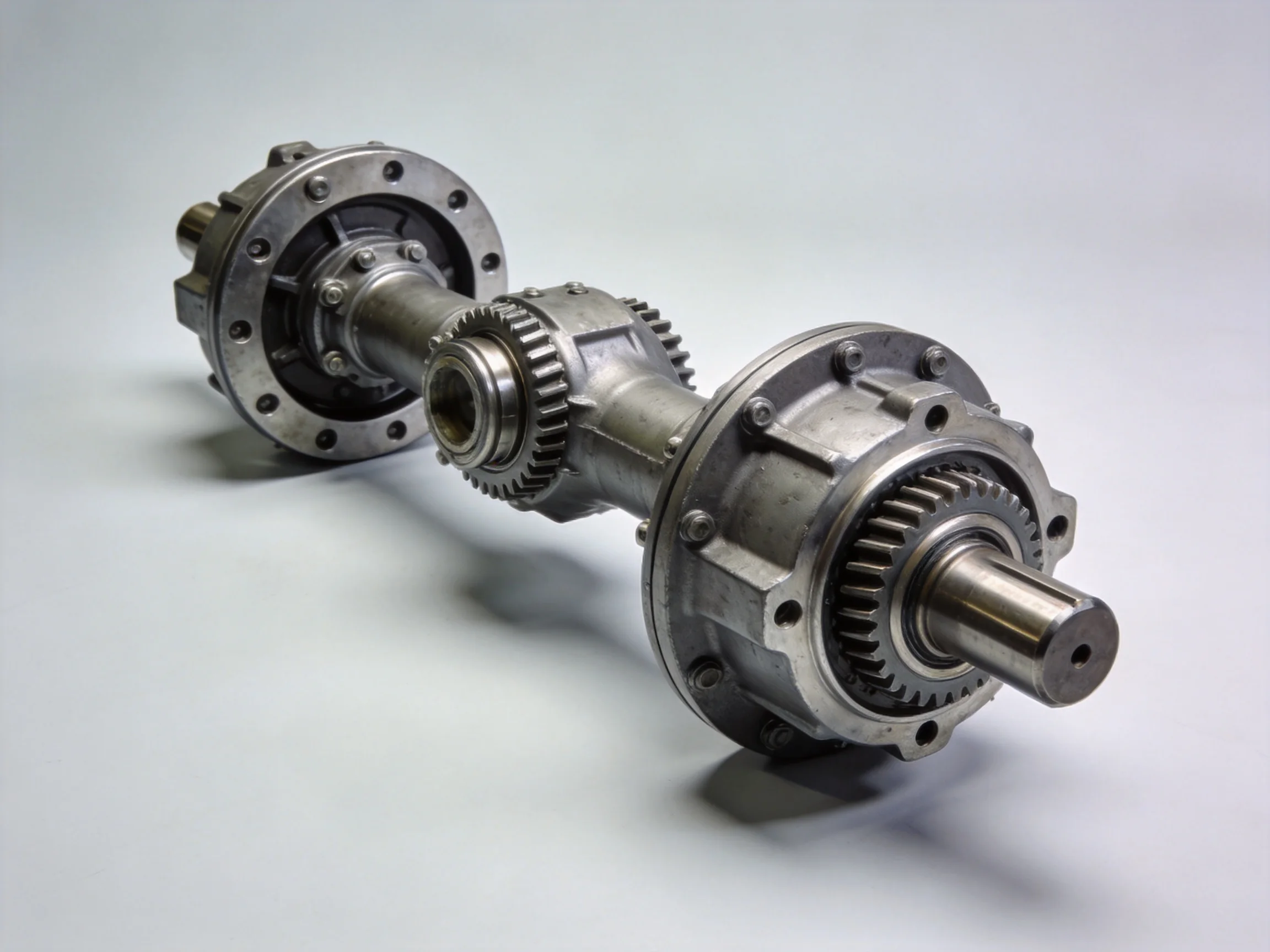 Forklift drive axle and gearbox