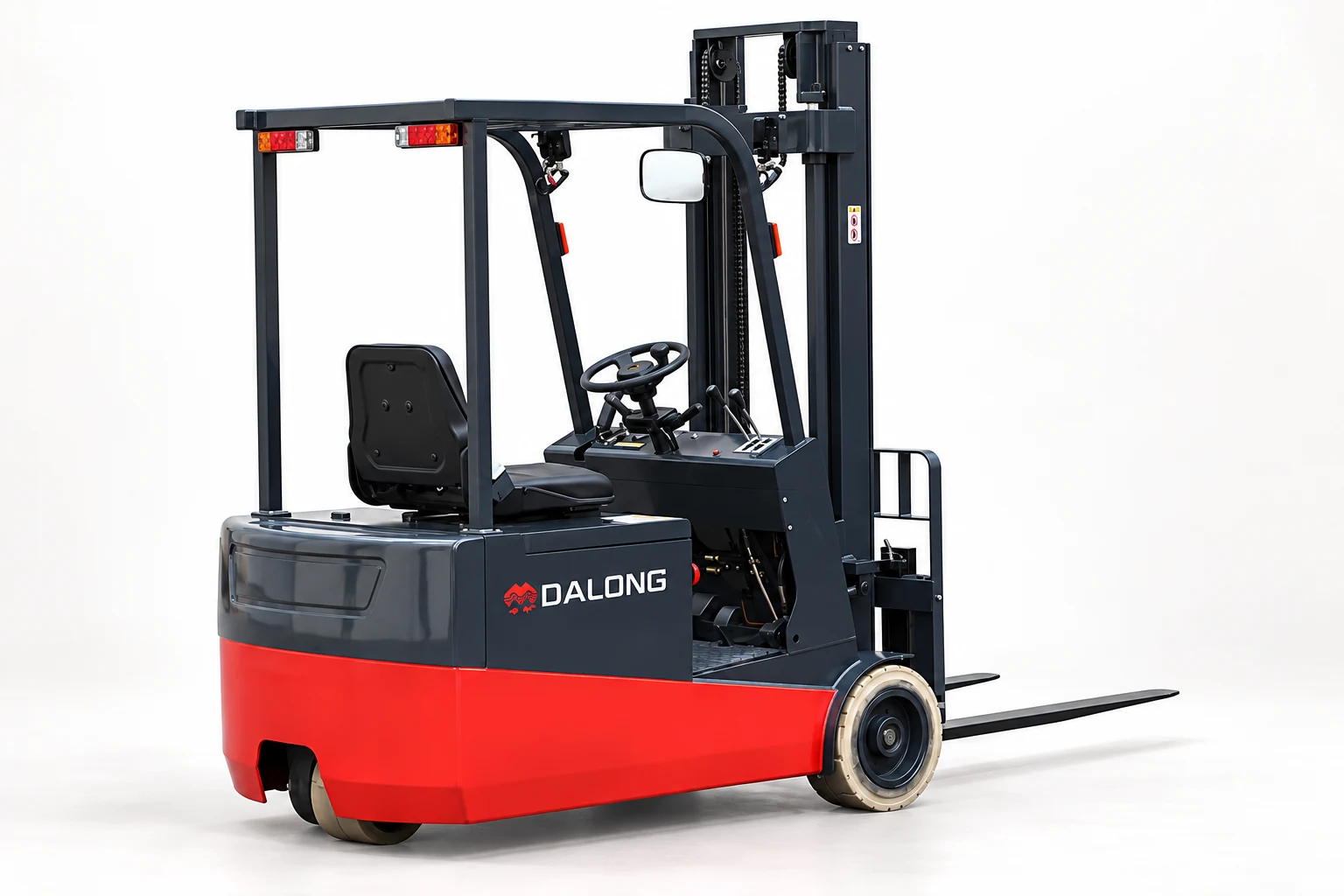Product-family presentation based on official Dalong CPDSCZ electric forklift imagery