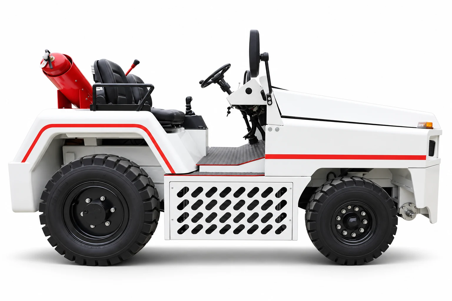 Product-family presentation based on official JJCC Airport baggage tow tractors imagery