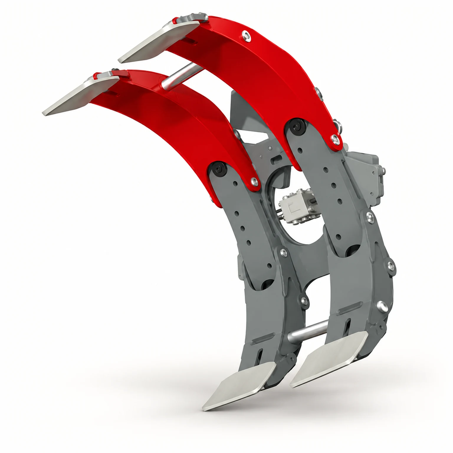 Reference-based illustration of KAUP T458BC rotating roll clamp