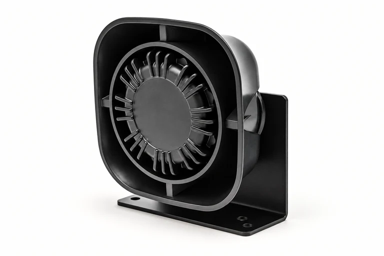 Product presentation based on NOVA imagery: NOVA NV-S100-2 siren speaker