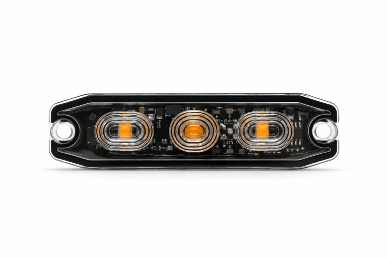 Product presentation based on NOVA imagery: NOVA O3 three-optic warning lighthead