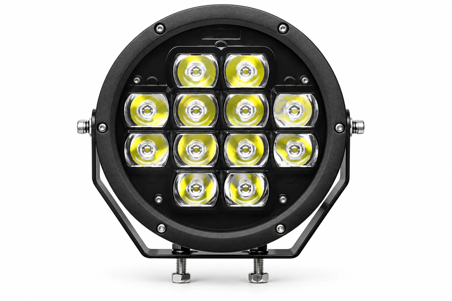 Product presentation based on NOVA imagery: NOVA NW-S12 nine-inch driving light