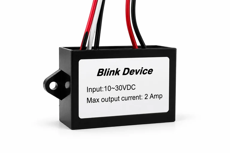Product presentation based on NOVA imagery: NOVA AC-R2A Side-Marker Flashing Module