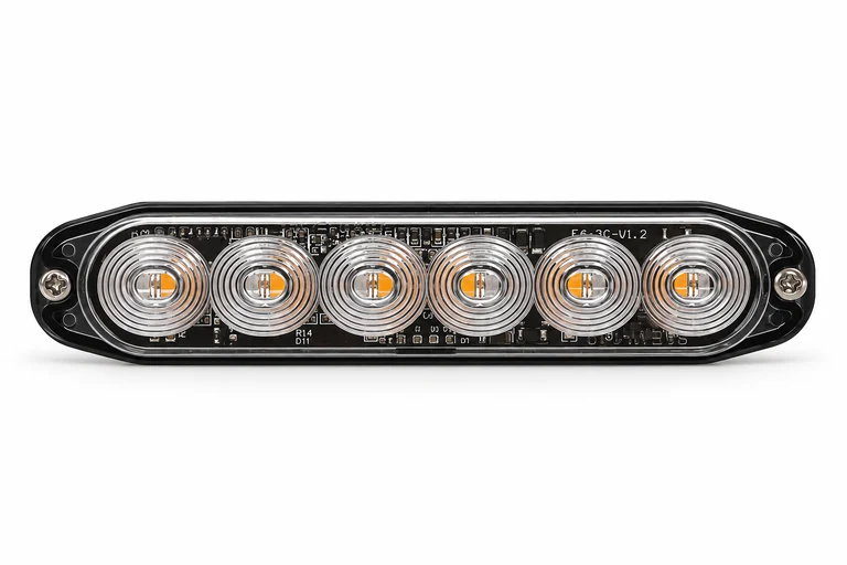 Product presentation based on NOVA imagery: NOVA O6 LED Warning Lighthead