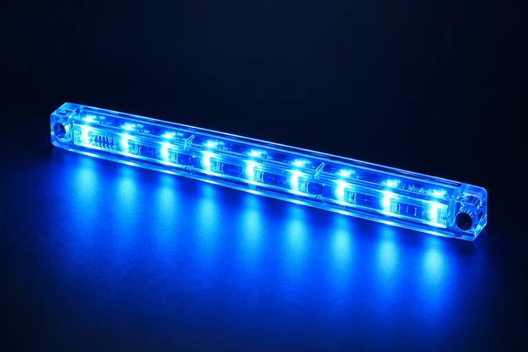 Digitally prepared reference of a single blue NOVA H18 lighthead module