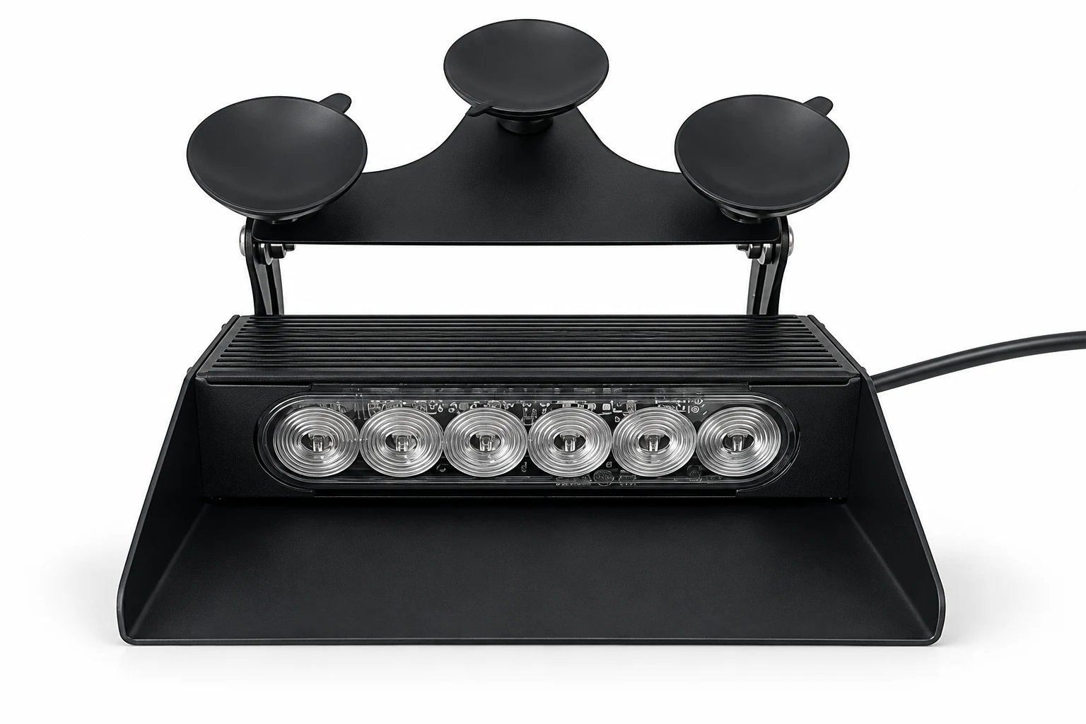 Product presentation based on NOVA imagery: NOVA D6 suction-mounted dash light