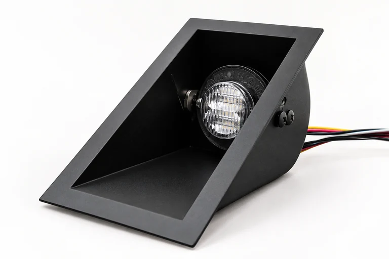 Product presentation based on NOVA imagery: NOVA DM4 / DM8 Mini LED Dash Light