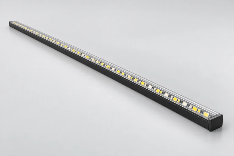 NSLD90 listing illustration following the NSLD family rigid-channel and LED appearance