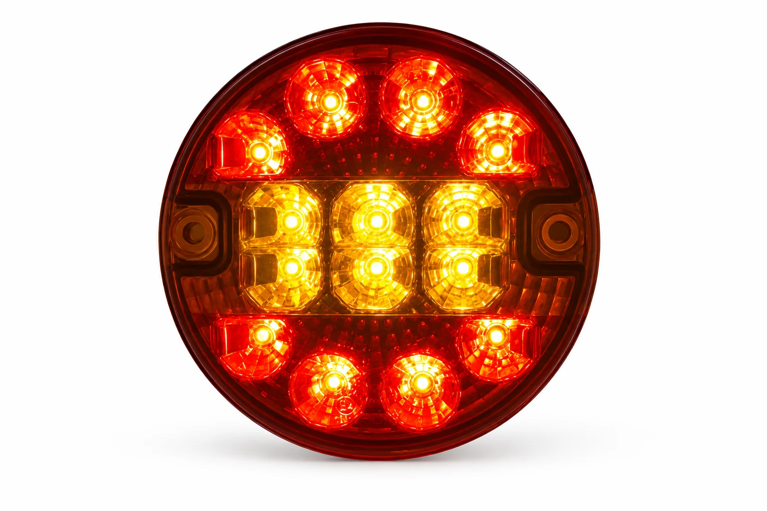 Product presentation based on NOVA imagery: NOVA NS-TL006 integrated round rear lamp