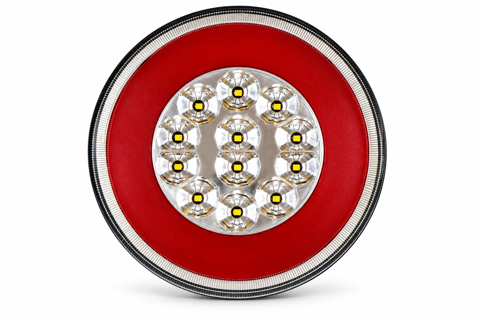 Product presentation based on NOVA imagery: NOVA NS-TL003 round reversing-function rear lamp