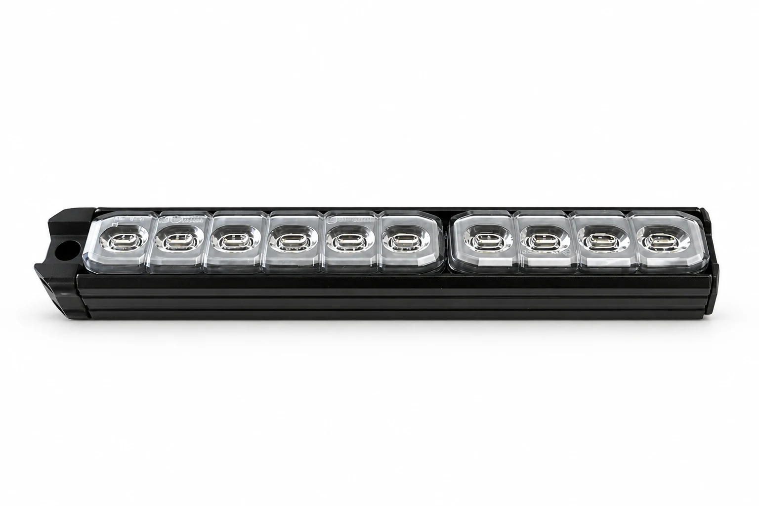 Product presentation based on NOVA imagery: NOVA TN6 silicone-lens warning light