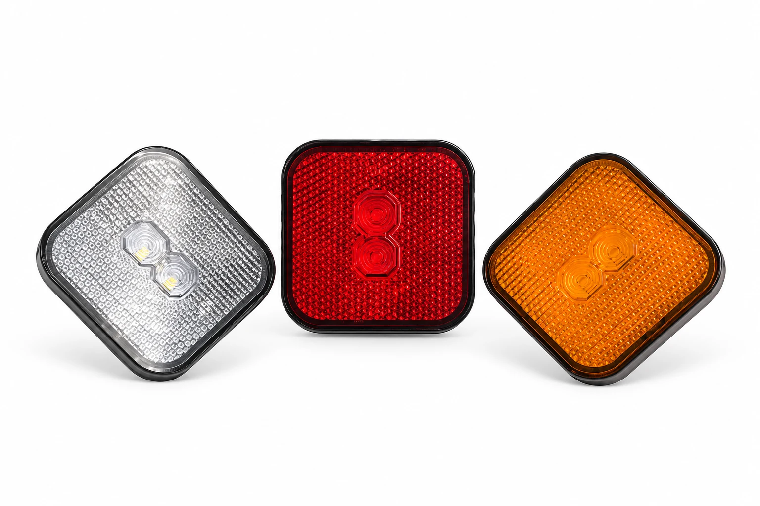 Product presentation based on NOVA imagery: NOVA NS-M8 square marker and position-light family