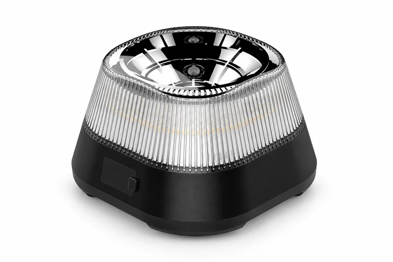 Product presentation based on NOVA imagery: NOVA V16 rechargeable portable beacon