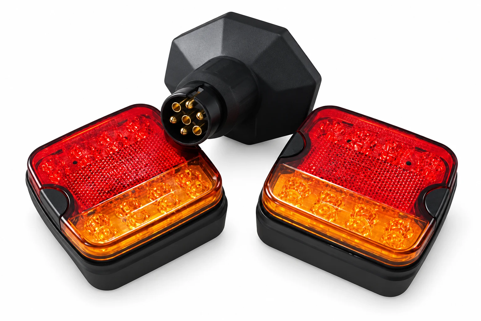 Product presentation based on NOVA imagery: NOVA NS-WT01 magnetic wireless trailer-light kit