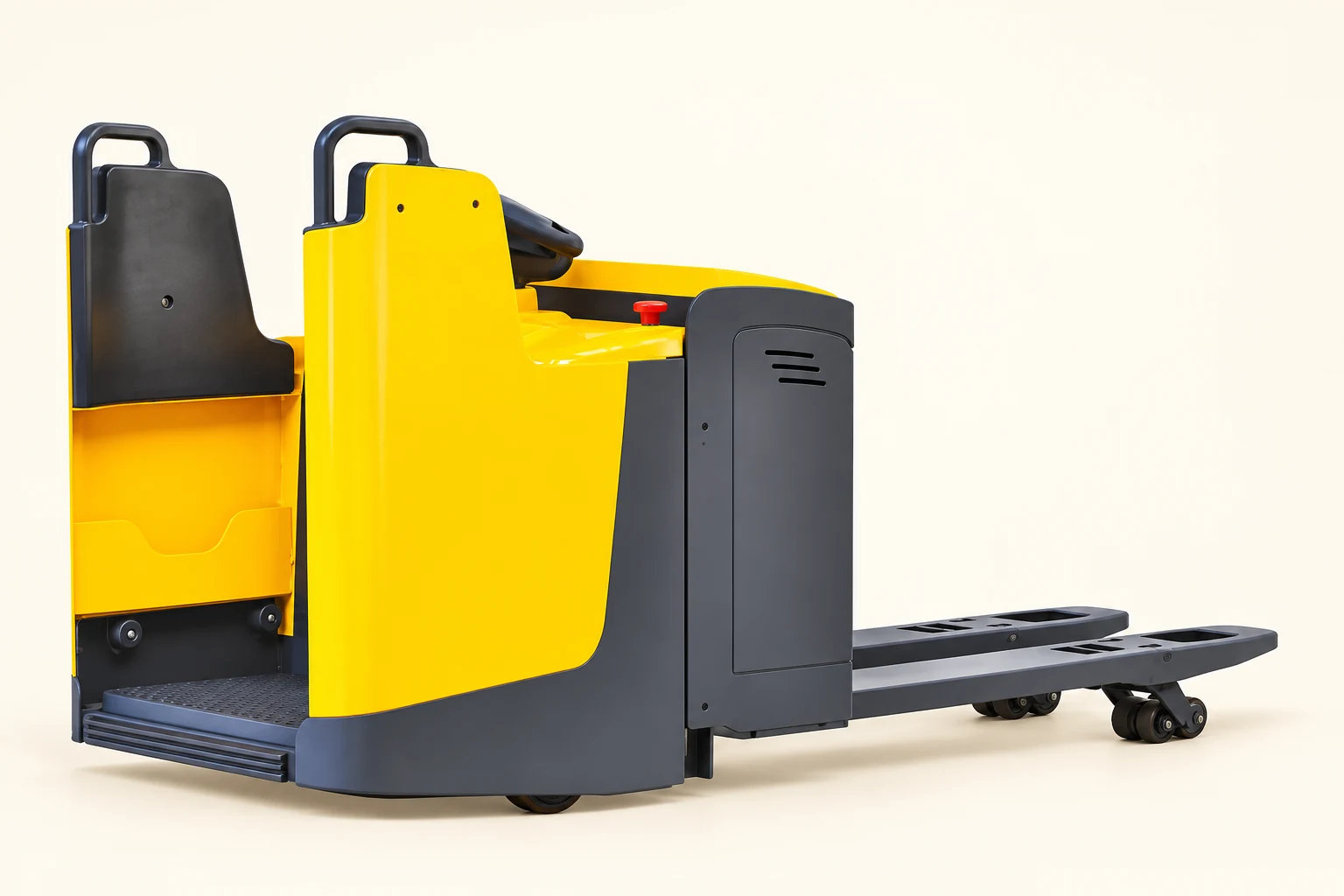 Source-based presentation of CBD20L stand-on pallet truck