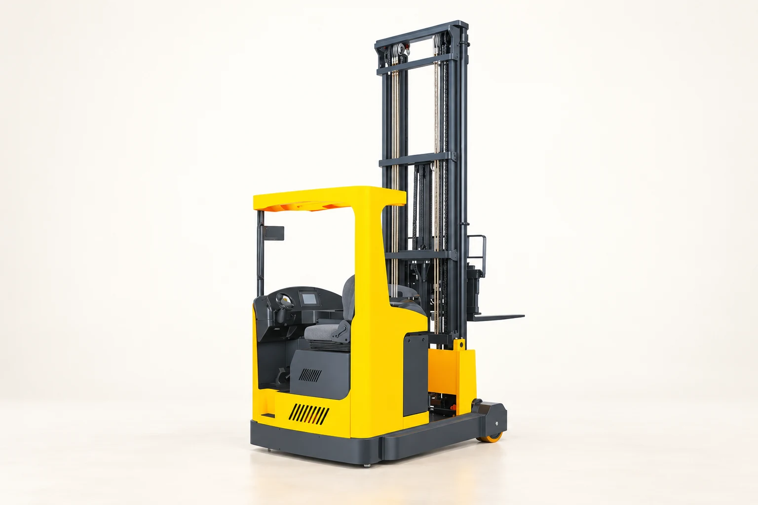 Source-based presentation of CQD20H seated reach truck